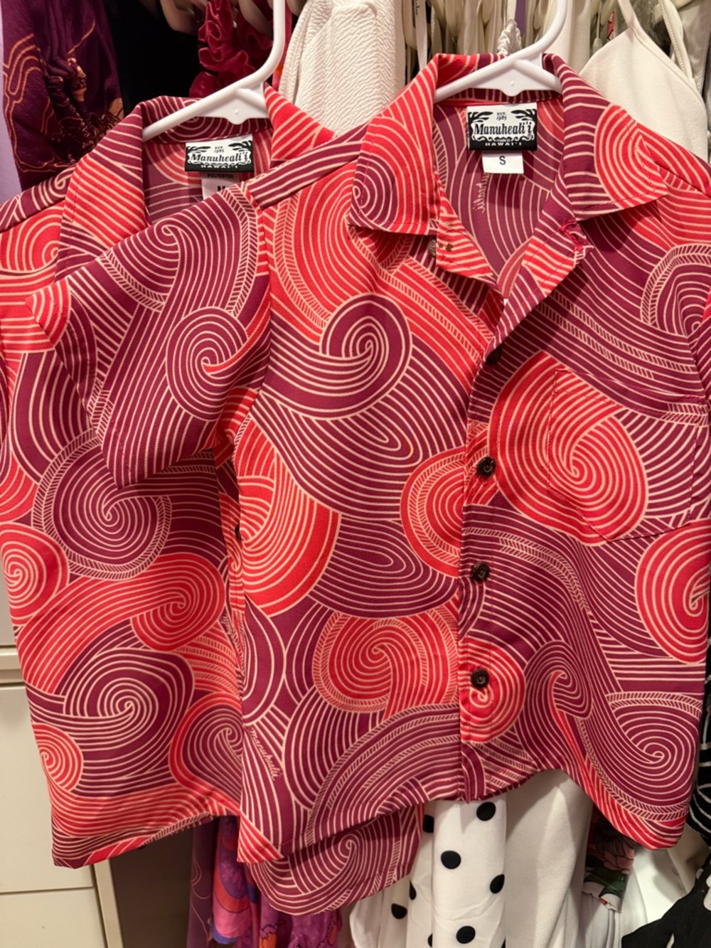 Manuhealii Boys’ Aloha Shirt Swirl Matching Set